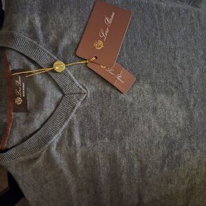 Loro Piana Gray Men's Sweater